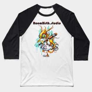 skater fox t-shirt 1 Baseball T-Shirt